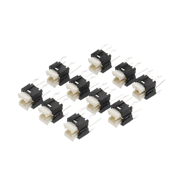 10Pcs Tact Switch SMT SMD Tactile Membrane Switch Push Button with LED Light