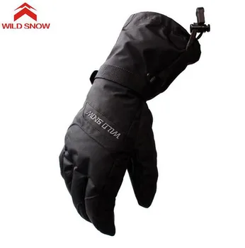 WILD SNOW Men Women Ski Gloves Snowboard Gloves Snowmobile Motorcycle Riding Winter Gloves Windproof Waterproof Unisex Snow Glov new men s ski gloves snowboard gloves motorcycle riding winter children ski gloves windproof waterproof unisex snow gloves