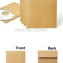 5 шт/лот Винтажный CD оптический диск конверт крафт-бумага CD сумка самодельная открытка пакет сумка