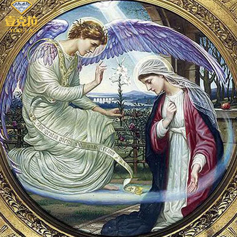 

5D DIY Religion "Goddess Angel&Girl" Painting,Diamond Embroidery,Full Square Mosaic Gift Diamond Painting Cross Stitch