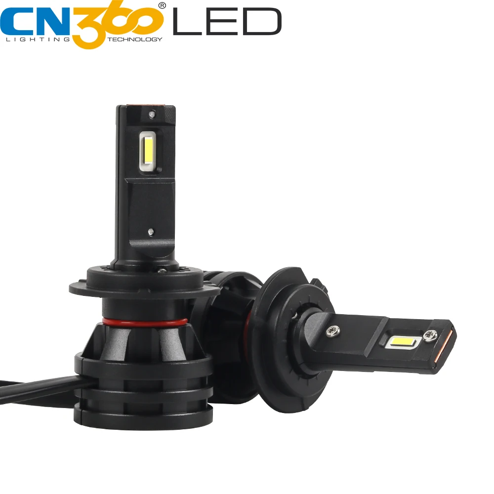 2 шт. Автомобильные светодиодные лампы H7 12 в 24 В 6500 к лм|Передние LED-фары для авто| |