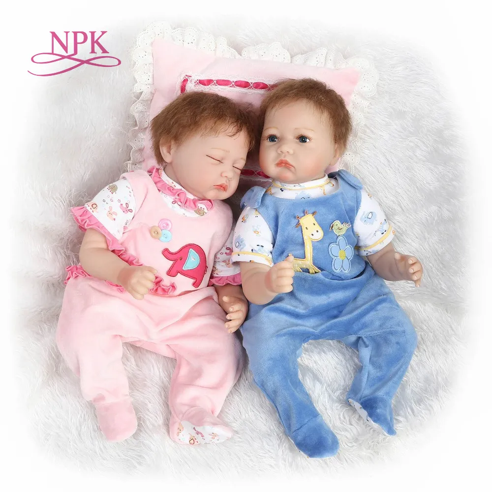 NPK 55 см силиконовая кукла-Реборн, игрушка как настоящая мягкая ткань для тела, кукла для новорожденных, bebes reborn girls bonecas, подарок на день рождения