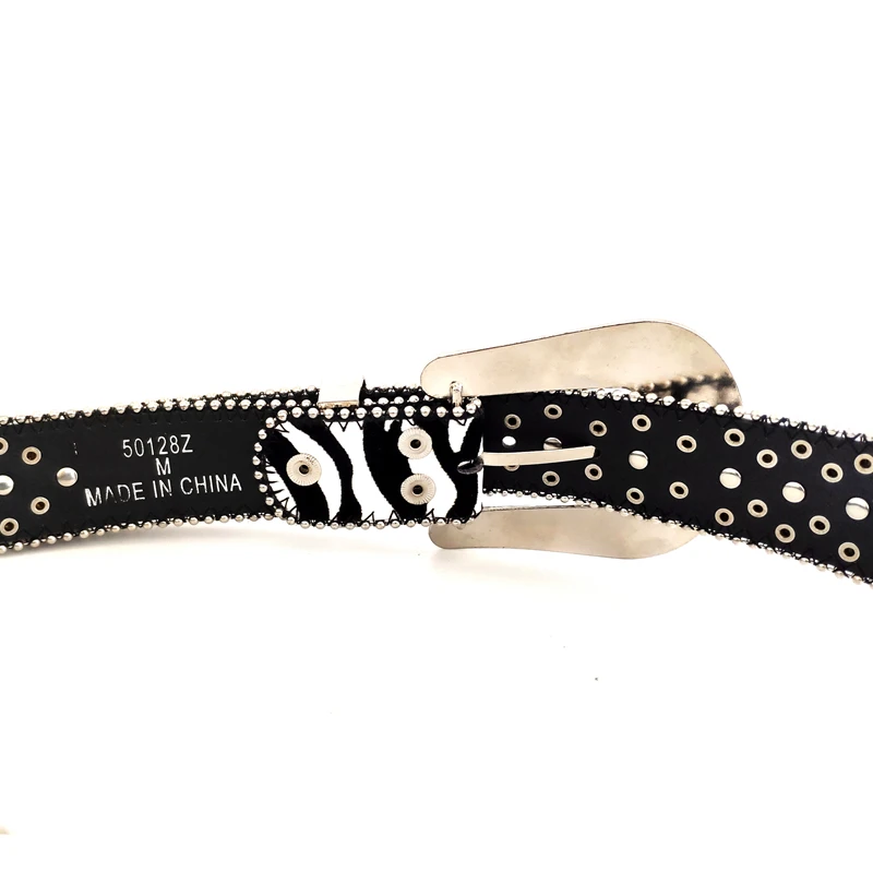 Vintage Big Buckle Western Cowgirl Belt Pu Faux Leather Belts For Women