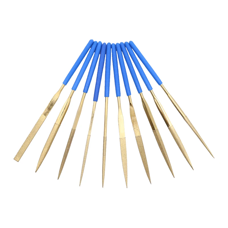 Atoplee 10pcs Needles File Jeweler Diamond Wood Ceramic Carving Polishing EngravingCraft Tool Set