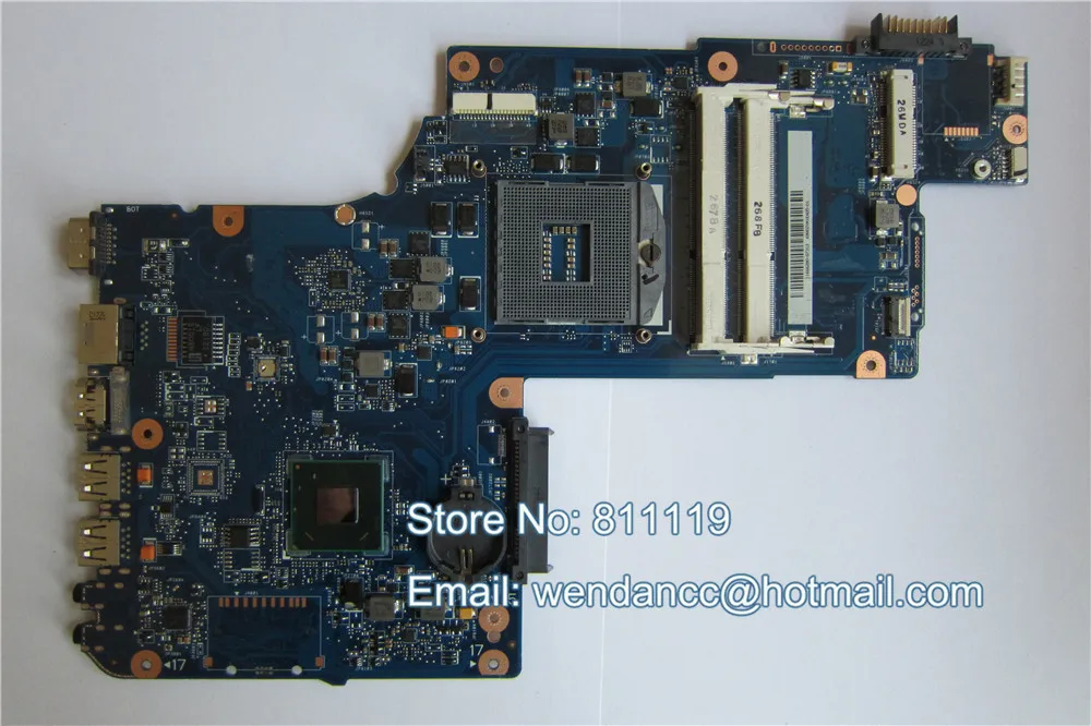 

HOT!!! H000038240 For original laptop L870 C870 17in  motherboard test 100% PT10F UMA MB