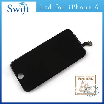 

10PCS shenchao Screen For Iphone 6 LCD Replacement Assembly for iphone 4.7 inch AAA OEM quality LCD+screen Free shipping