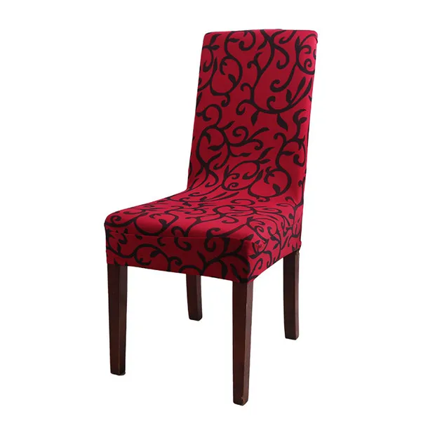 Съемный чехол на стул с цветочным принтом, большой эластичный чехол, современный чехол для сидений на кухне, эластичные чехлы на стулья для свадебного банкета - Цвет: Color 14