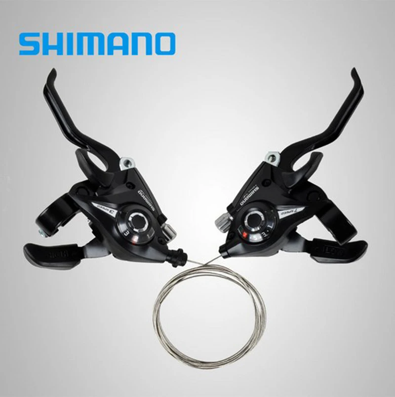 Shimano Bicycle Brake Shifters MTB Mountain Bike Disc Brake Shifter Set