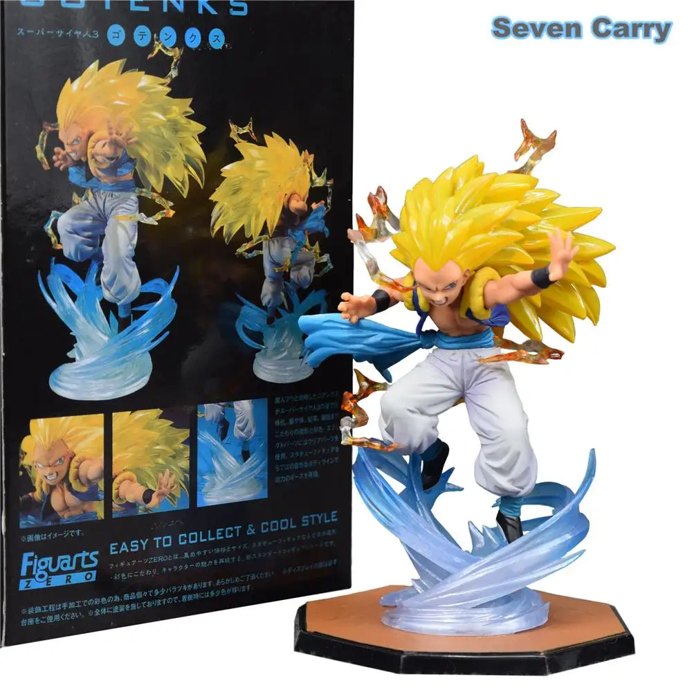 Супер Saiyan 3 Аниме Драконий жемчуг Z Gotenks ZERO Figuarts ПВХ фигурку Коллекционная модель