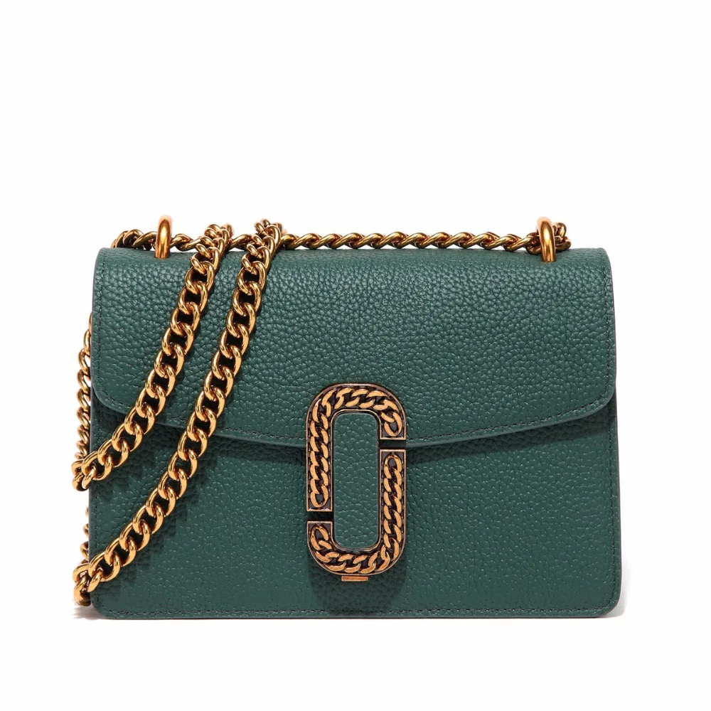 

MORESHINE Genuine leather women's Elegant Shoulder bag Ladies fashion design flap bag Female Chains cow leather Crossbody bags