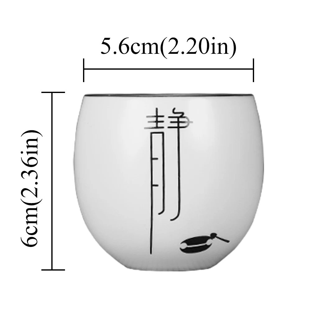 Креативная чайная чашка для чайный набор кунг-фу чайный сервиз зеленый маленький чай кофе Xicara китайская посуда Винтажный Фарфор для питья