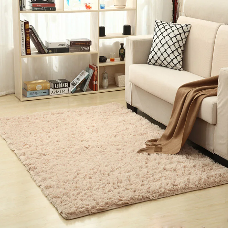 Супер мягкий Шелковый шерстяной ковер, современный утолщенный ковер для улицы, шелковые коврики для спальни, коврик для йоги, ковер для детской комнаты