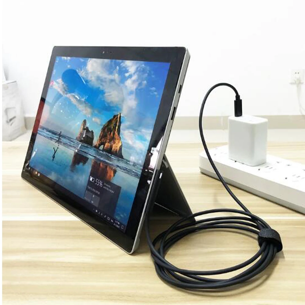 15 в USB C type C зарядное устройство PD зарядный кабель шнур для Surface Pro 3 4 5 6 Pro3 Pro4 Pro5 pro6 book1 Book2 GO ноутбука