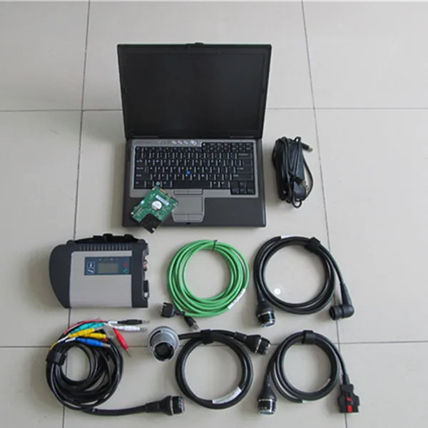  Mb star c4 sd conectar con 201912 software de ingeniería 500GB HDD con ordenador portátil d630 mb s