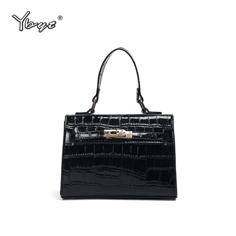 YBYT brand 2018 new alligator shoulder messenger crossbody font b bags b font hard evening font