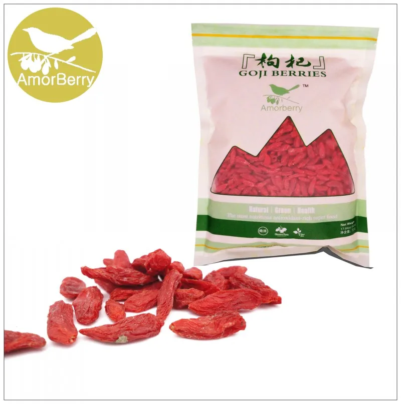 

FREE SHIPPING!!, Bag Certified ORGANIC 0.5 KG, Top Goji Berries Pure Bulk, CHEAPEST!
