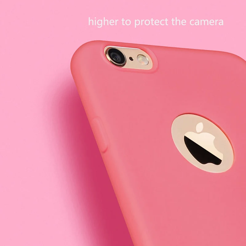 YAMIZOO 5 se 5s Case For iPhone 7 6s 6 Case Silicone Pink Cute Shockproof Cover se 5s Phone Cases For iPhone 7 8 Plus Case 6 6s