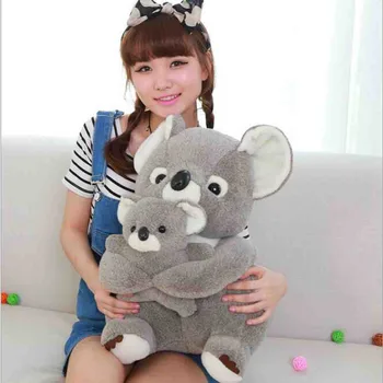 

Sitting Koala Teddy Bear Plush Stuffed Animal Baby Toys Doll Soft Gray Cute