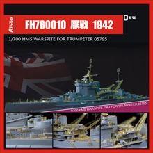 1/700 Proportion The British Royal Navy HMS warspite Assembly model Assemble Toys Model