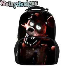 Noisydesigns большой Для мужчин рюкзаки дизайнер милые Five Nights at Freddy's сумка для мальчиков и девочек школьные сумки Для женщин холст ноутбук Backbag