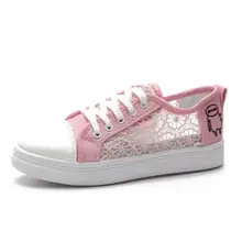 Женская дышащая обувь со шнуровкой; Летняя обувь на шнуровке; белые кроссовки; корзины; femme ballerine; женская обувь