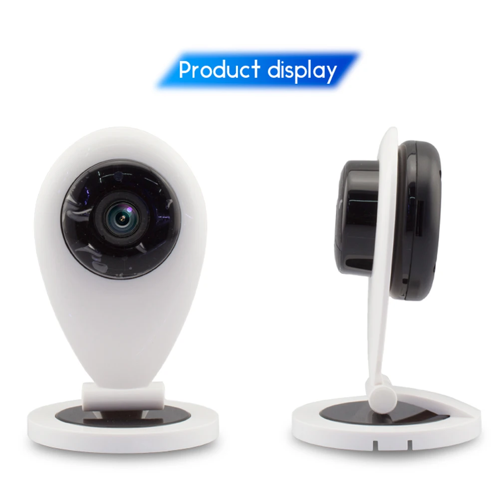 PUAroom wifi mini size two way audio wireless cctv camera (4)