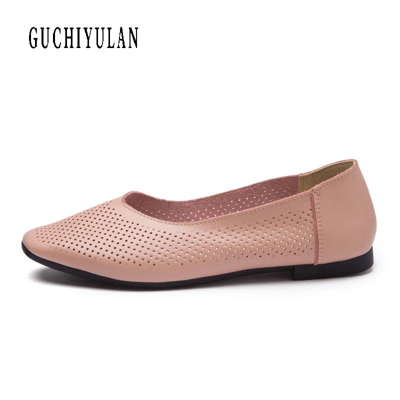 

2018 hot Fashion women shoes spring Genuine Leather sneakers ladies flat new women's casual shoes Moccasins Driving loafers