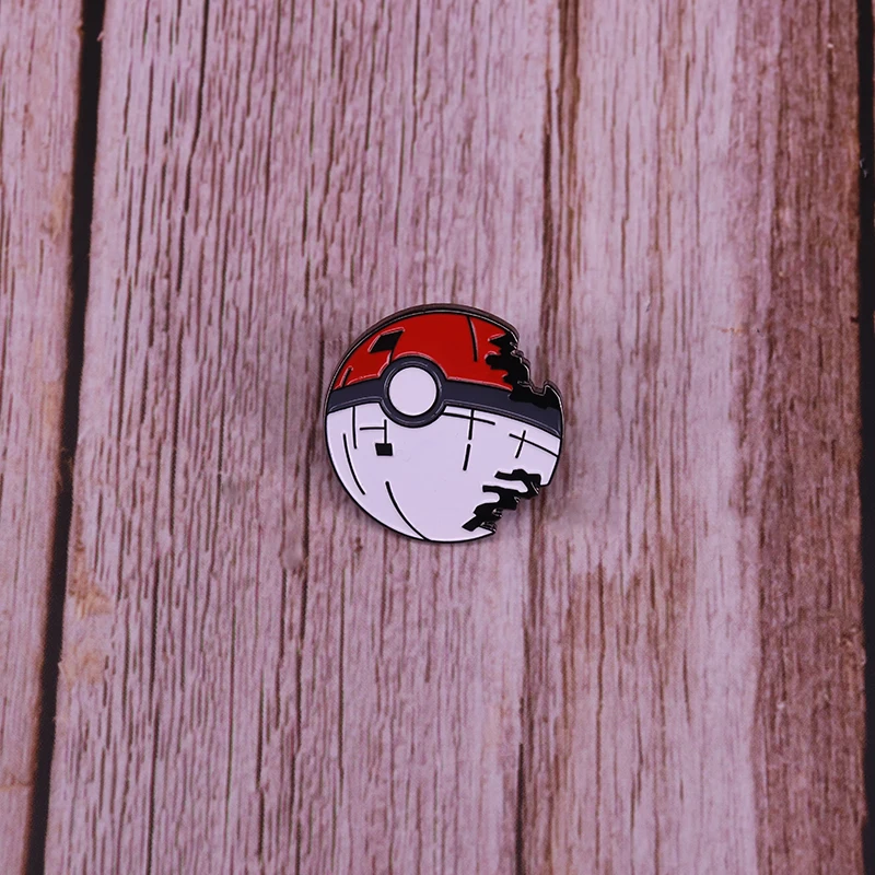 Pokeball брошь звезда смерти мастер мяч значок милые игровые значки Покемон поп-культура ювелирные изделия магический подарок