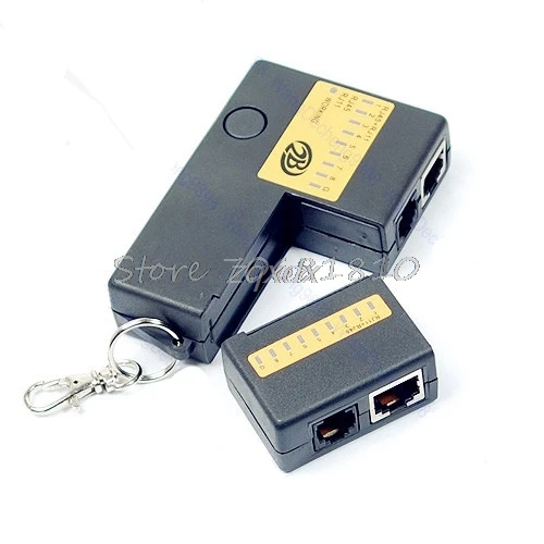 Super Mini Network LAN Cable Wire Cat5 RJ11 RJ45 Tester Whosale&Dropship
