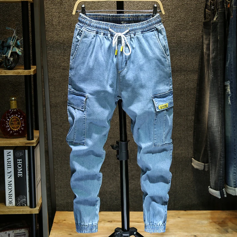2019 mens brand Skinny jeans Pant Casual Trousers 2018 denim black jeans homme stretch pencil Pants