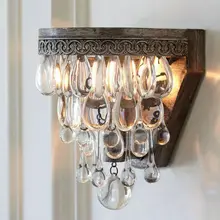 110v 220v Modern Art crystal decoration Iron wall lamp wall light indoor lighting wall sconces for bedroom