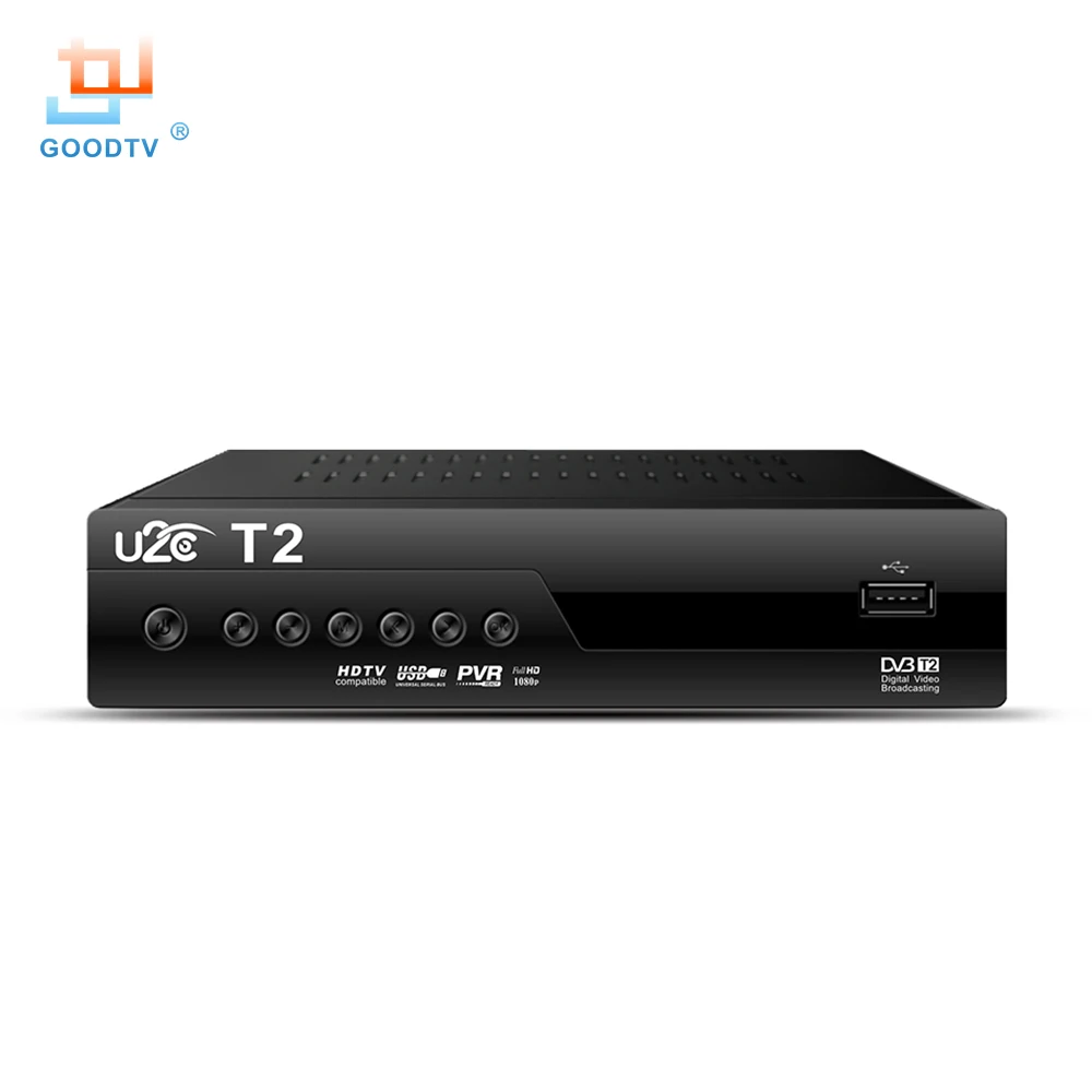 ТВ Приставка Smart TV качество U2C DVB T T2 STB H.264 HD 1080P цифровой ресивер T/T2 приставка|box