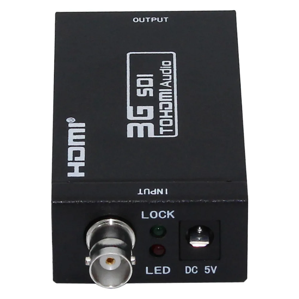 

1 Piece Only Mini HD 3G SDI to HDMI Converter Adapter Support HD-SDI / 3G-SDI Signals Showing on HDMI Display Free Shipping