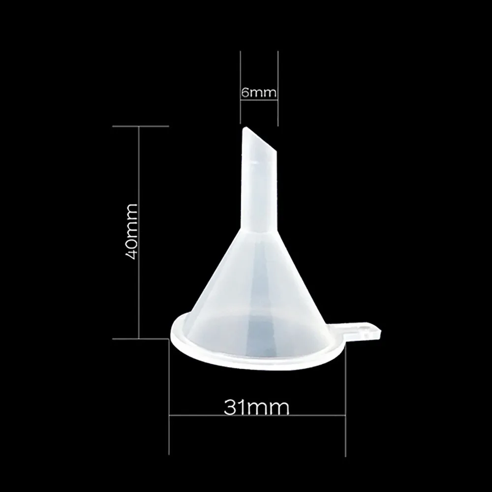 10Pcs Small Plastic For Perfume Diffuser Bottle Mini Liquid Oil Funnels