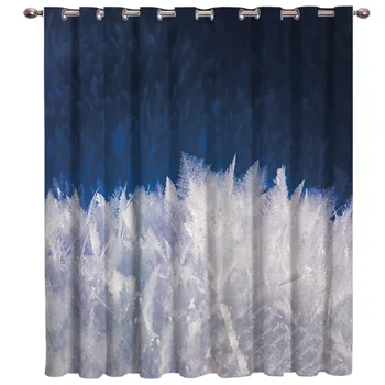 

Winter Ice Flower Bedroom Decor Kids Window Treatment Ideas Window Treatment Sets Window Curtain Panels Party Decoration Girls