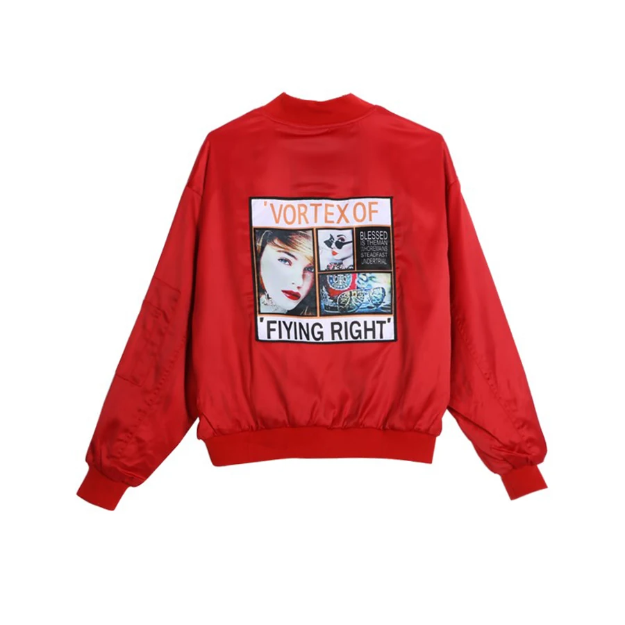 

Spring Summer Women Jacket Spring Plus Size Harajuku Streetwear Hip Hop Jackets Windbreaker Korean Style Women Clothes 50G0013