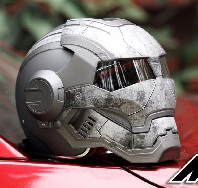 Masei 610 Star Machine DOT Helmet Ironman Iron Man Atomic Man