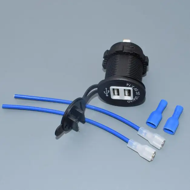 Shhworld Sea двойная розетка для автомобильного прикуривателя Разветвитель 12В USB 2.1A 1A адаптер питания зарядное устройство вольтметр