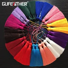 GUFEATHER L76/8 см/Кисточка/Аксессуары для ювелирных изделий/фурнитура для ювелирных изделий/шелковая кисточка/diy Аксессуары/Изготовление ювелирных изделий/DIY/2 ПК пакет