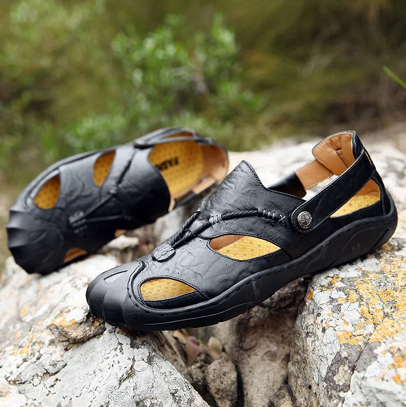 High Quality sandals genuine leather