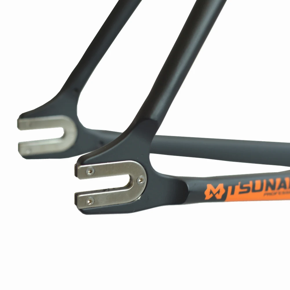 Top TSUNAMI Aluminium Broken wind Fixed Gear Frameset Fork 700c x 52cm 54cm Fixie frame Track High Quality Bicycle Parts SNM300 12