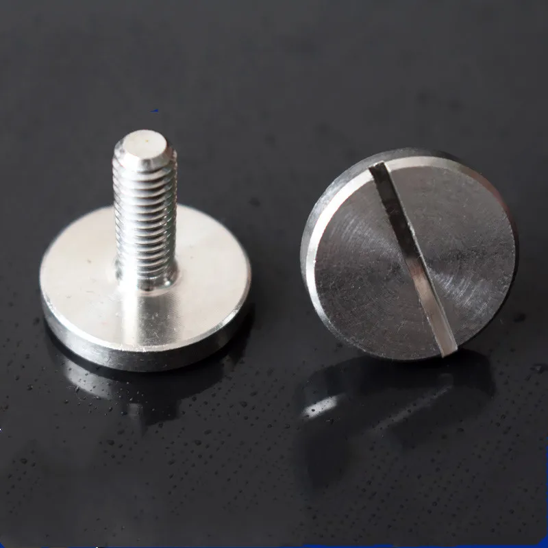 5pcs M4 stainless steel GB833 slotted flat head screws grooving screw