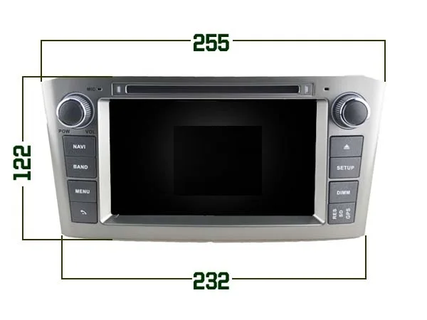 Discount 1024x600 quad core,7" Android 7.1 for Toyota Avensis  2003-2008 2 din car dvd,gps navigation 3G,Wifi,support dvr,obd2 1