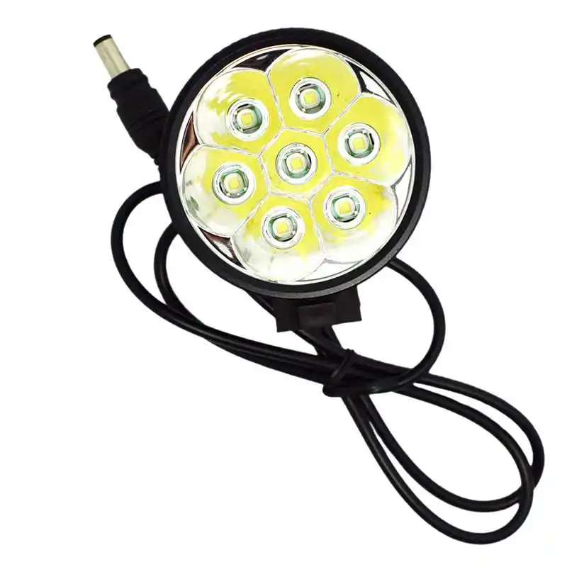 Excellent wasafire Bike front Light 10000LM 7*T6 LED Bicycle Led Lights Flashlight Handlamp+AC Charger+ 9600mAh Battery Pack Cycling Lamps 11