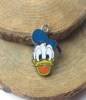 

Wholesale 60 pcs Cartoon Donald Duck Metal Charm Pendants Jewelry Making DIY Gift R-51