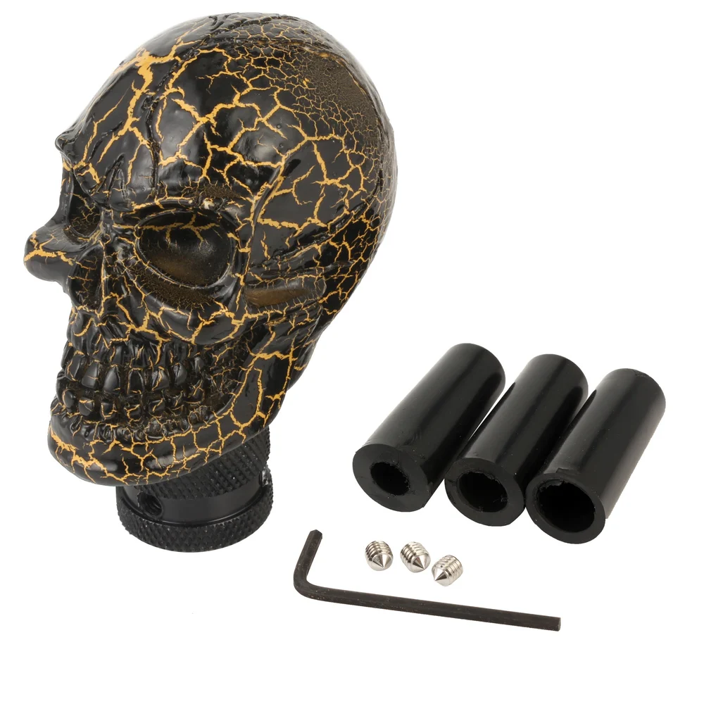 

NEVERLAND Resin Craft Universal Car Gear Shift Knob Skull Gear Shifting Shifter Lever for Manual Transmission 2017 2018 New D45