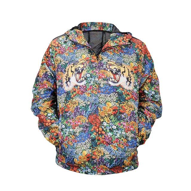 hombre Abrigos digital capucha Nuevo Tiger 2018 Amour par l'aveugle Cqx15Aw6F