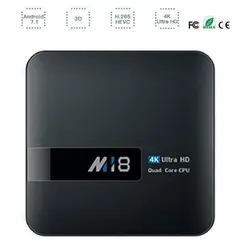M18 Android 7,1 ТВ Box Amlogic S905W 1G 8G 2G/16G Смарт ТВ коробка 2,4 ГГц Wi-Fi Amlogic S905w Декодер каналов кабельного телевидения Поддержка 4 K HD медиа-плеер