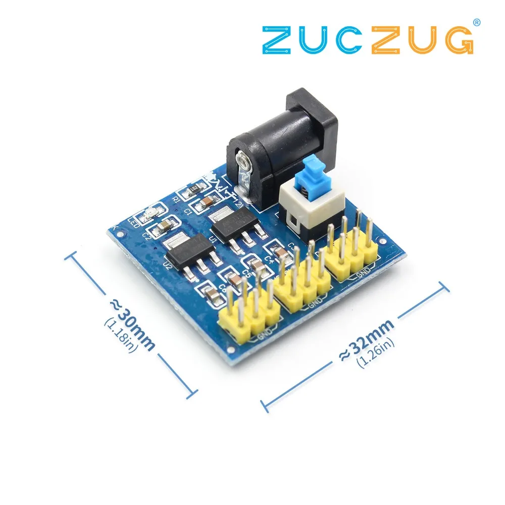 

DC DC 12V 3.3V 3.3V 5V 12V 5V power supply module output voltage conversion module
