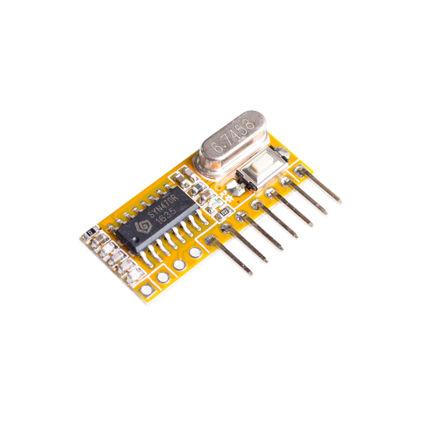 

RXC6 433Mhz Superheterodyne Wireless Receiver PT2262 Code Steady for /AVR Module With Learning Code Mode